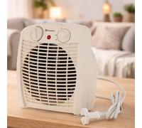 M Mimotec - Calefactor Eléctrico White Comfort 2000W Mimotec, Calefacción Portátil de Suelo, Doble Potencia 1000/2000W, Bajo Ruido <53 dB, IP20, para Estancias hasta 20 m132