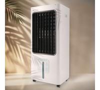 M mimotec - Climatizador Evaporativo Portátil Airmax 4800 m³/h Blanco, enfriador de Aire 30L Control Remoto, Motor DC Silencioso, 100W, Bajo Consumo, ideal para Hogar, Oficina y Exteriores Cubiertos