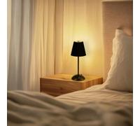 M Mimotec - Lámpara LED de Sobremesa Zubia, 2W, Luz Regulable 3CCT, Batería Recargable USB, Diseño Moderno