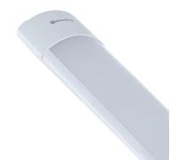 M mimotec - Pantalla LED Lineal Batten Con Led Integrado 40W, 4800 lúmenes, Color Luz CCT regulable (Blanco Cálido, Neutro y Frío), 120 cm, Cable De Conexión Incluido.