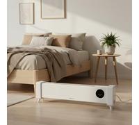 M Mimotec - Radiador Convector Eléctrico White Guanx 2200W, Resistente a Salpicaduras de Agua IPX4, Silencioso 0 dB, con Control Remoto, Pantalla LED, Bloqueo Infantil y Termostato Regulable