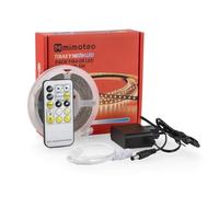 M mimotec - Tira LED CCT, Luces LED Habitación 5 metros con control remoto, chip 3535, Regulable de Luz Fría a Luz Cálida 2700K-6500K Regula intensidad, Súper BrillanteTira para Fiestas, LM2403