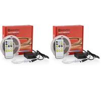 M mimotec - Tira LED CCT, Luces LED Habitación 5 metros con control remoto, chip 3535, Regulable de Luz Fría a Luz Cálida 2700K-6500K Regula intensidad, Súper BrillanteTira para Fiestas, LM2403