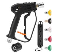 M MINGLE Pistola de lavado a presión resistente con adaptador, compatible con Karcher K Series, K2, K3, K4, K5, K6, K7, M22-14, 4000PSI