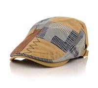 M MOACC Boina Hombre AlgodóN Gorras Inglesas Hombre Ajustables Boinas de Moda Vintage Newsboy Cap