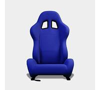 M MODAUTO Asiento Deportivo Coche,Semibaquet Ajustable,de Tela,Adaptable para Coches,Ríeles incluidos,Conductor y Pasajero,para Coche y Simulador de Conducción,Modelo N140R,Azul