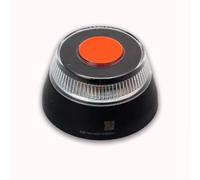 M MODAUTO Luz Emergencia V16 Homologada por la DGT con Geolocalización, Baliza V16 Conectada DGT 3.0, V16 Homologada DGT. Datos Incluidos señal hasta 12/2038 (NEGRO, 1-Unidad)