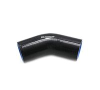 M MODAUTO Manguera de Silicona Acoplador, Tubo de Silicona 45°, Universal, 3/4 Capas, Alto Rendimiento, Modelo E363E, Longitud 90mm, Diametro 57 mm