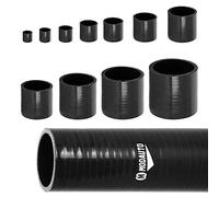 M MODAUTO Manguera de Silicona Acoplador, Tubo de silicona reforzado, Tubo de Silicona Recto, Universal, 3/4 capas, Alto Rendimiento, Diametro 76mm, Longitud 20CM, Modelo E341GBK-20CM