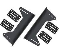 M MODAUTO Soporte Lateral para Asiento del Coche, Soporte para Semibaquet, Longitud 450mm, 6 Piezas Incluidos, Universal (G460B-450mm)