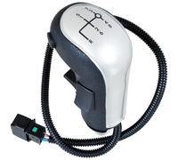 M MODECAR - Compatible con pomo de palanca de cambios MAN TGA TGX NEGRO + PLATA 8+R para 81.32620-0106, 81.32620-0091, 81326200091, 81326200106,