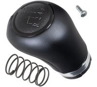 M MODECAR - Compatible con pomo de palanca de cambios Mercedes Vito W639 03-10 NEGRO 6 VELOCIDADES CUERO SINTÉTICO para A6392600092,