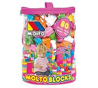M MOLTO Bolsa Blocks Rosa 80 pcs
