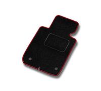 M MOTOS Alfombrilla de conductor estándar Velours de 1 pieza compatible con Citroen C4 Aircross 2012-2017 - Standard, Tejido, Rojo Lado del conductor - Experimente un nuevo confort de conducción con u