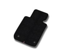M MOTOS Alfombrilla de conductor Velours Premium de 1 pieza compatible con Volkswagen Passat B5 1996-2005 - Premium, Matt, Negro Lado del conductor - Experimente un nuevo confort de conducción con una