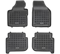 M MOTOS Alfombrillas de goma para Volkswagen touran II 2010-2015 Mejora la comodidad de tus viajes con la alfombrilla antideslizante para coche - alfombrillas para coche para todo tipo de clima, prote