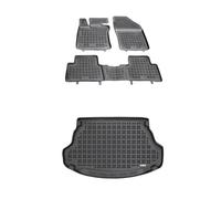 M MOTOS Set de alfombrillas de goma y alfombrillas de maletero adecuado para Lexus UX desde 2018 - Mejora la comodidad de tus viajes con la alfombrilla antideslizante para coche - alfombrillas para co