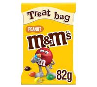M&M's Bolsa de chocolate de cacahuete - Paquete de 16 x 82 G
