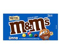 M&M'S Pretzel Chocolate Candy Singles Size 1.14-Ounce Pouch 24-Count