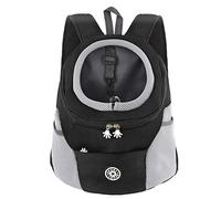 M MUNCASO Mochila Transportadora para Perros y Gatos, Bolsa de Viaje para Mascotas, Paquete Frontal para Cachorros, Aprobada por Aerolíneas para Viajes de Senderismo al Aire Libre