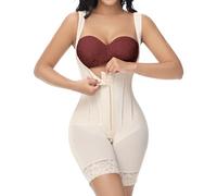 M MYODRESS Fajas Colombianas Moldeadoras Body Shaper BBL Post Cirugía Posparto Etapa 2 3 Prenda de Alta Compresión, Beige, XS