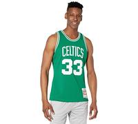 M&N NBA Swingman Maillot 2.0 B. Celtics 1985-86 L. Bird #33 Camiseta Mixta, Verde, XL