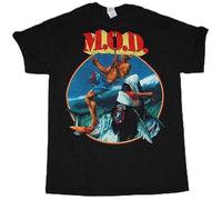 M.O.D. Surfin Method of Destruction S.O.D. Crossover Unisex 100% Cotton Short-Sleeve T-Shirts Black M