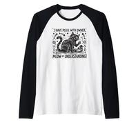 M.O.U. - Maullido de entendimiento - Parodia política Camiseta Manga Raglan
