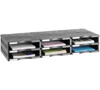 M-Office Atenea Módulo Sostenible Estándar Producto 100% Reciclado Y Reciclable Seis Compartimentos DIN A4 Compuestos por 3 Bases Y 2 Alturas