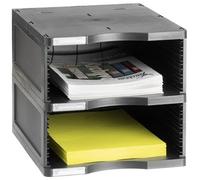 M-Office Atenea Módulo Sostenible Jumbo Producto 100% Reciclado Y Reciclable Dos Compartimentos DIN A4 Compuesto por 1 Base Y 2 Alturas