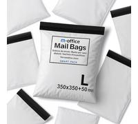 m-office Bolsa Envío 200 uds L (300×400+50 mm) - Sobres envíos | Bolsas Ropa vinted | Embalaje Paquetes Shipping Bags | Envíos Online