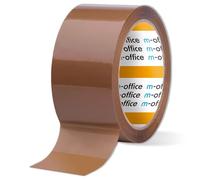 m-office Cinta Adhesiva, Cinta Adhesiva Marrón de Embalar, Rollo de Cinta para Embalaje de Cajas, Envíos, Mudanzas y Manualidades, Precinto Seguro y Resistente, Cinta Adhesiva (1 und, 48mmx120m)