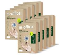 Papel Reciclado din A4, Paquete de Folios A4 80gr, Papel para Fotocopiadora e Impresora, Paquete de 250 Folios A4 100% Papel Reciclado · m-office (10 paquete)
