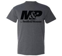 M&P by Smith & Wesson - Camiseta de manga corta para hombre, color gris