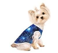 M Pet - Camiseta sin mangas transpirable - Camiseta sin mangas ligera con estampado de inteligencia artificial para perros pequeños y medianos