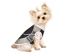 M Pet - Camiseta sin mangas transpirable para gatos y perros, camiseta sin mangas ligera con estampado de disco de vinilo vintage con elástico