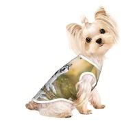 M Pet - Camiseta transpirable sin mangas con estampado de perros Husky - Gatos pequeños a medianos, cachorros, yorkie, perro salchicha, bulldog francés