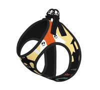 M Pet - Chaleco y arnés para perro, juego de correa con estampado de calabaza fantasma de Halloween, reflectante, ajustable para gatos y perros