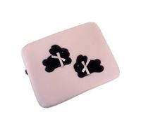 (M, Pink) Trendy Laptop Storage Bag for Daily Use Bowknot Rabbits Notebook Computer Sleeve Students Tablets Protective Case White S