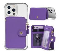 M-Plateau Cartera para teléfono, soporte para tarjetas de crédito para mujer, adhesivo 3M, soporte para tarjetas de teléfono compatible con iPhone 15 Pro y la mayoría de teléfonos inteligentes