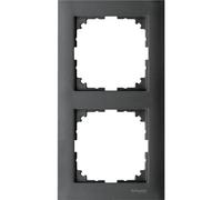 M-Pure 2-gang frame anthracite