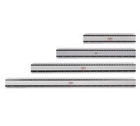 M + R 18200000 Regla, aluminio, cm y Inch Escala, 20 cm