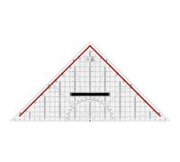M+R 2332 - Escuadra geométrica (32 cm), transparente
