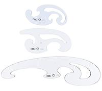 M+R 770830030 - Juego de plantillas para curvas (3 unidades), color gris