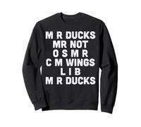 M R Ducks Mr Not Funny Saying Joke Humor Juego de Palabras Hombres Mujeres Niños Sudadera