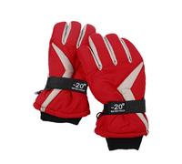 (M-Rojo) Guantes de esquí impermeables para aprender a esquiar y hacer snowboard Guantes de esquí Guantes