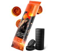 M. Rosenfeld - Discos de carbón para Quemar Incienso, 10 Unidades de carbón para Quemar Incienso, tabletas de carbón de luz más rápida de 33 mm, Rollos de Quemador de Resina de 33 mm, Paquete de 10