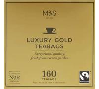 M & S Marks And Spencer - 160 bolsas de té doradas de lujo