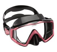 Cressi Liberty Máscara de Buceo, Apnea y Snorkel, Unisex Adulto, Negro/Rosa, Talla Única