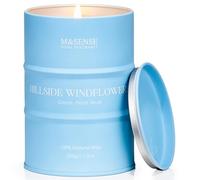 M&SENSE Hillside Windflowers Velas de Regalo para Mujeres y Hombres, Velas de Cera de Soja Natural No Tóxica para el Hogar, 320g 70H de Encendido Limpio Velas de Larga Duración para Calentar la Casa